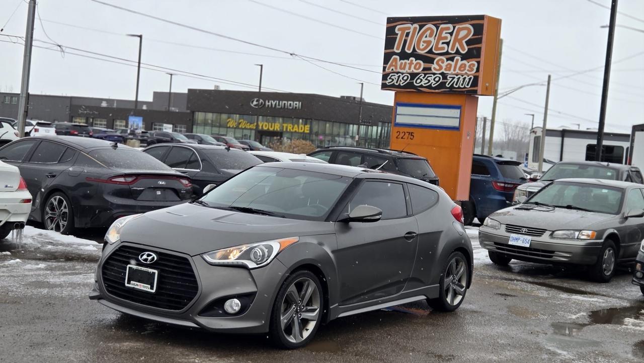 2014 Hyundai Veloster TURBO, AUTO, LEATHER, ONLY 60,000KMS, CERT