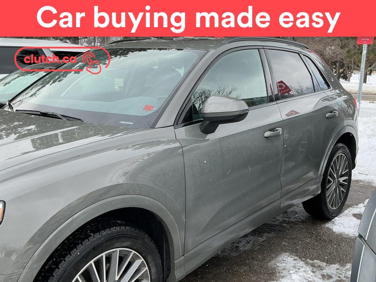 1 OWNER / Brake Assist, Power Tailgate/Hatch, Front Heated Seats and more!<br> <br>Clutch is the largest online used car retailer in Canada, delivering a seamless, hassle-free car-buying experience to drivers everywhere. Shop thousands of used cars online, get the right one delivered to your door, and enjoy peace of mind with our 10-Day Money-Back Guarantee. How sweet is that? To learn more, visit clutch.ca.<br> <br>The top features for this car include:<br> <br>Auto Stop/Start<br>Brake Assist<br>Power Tailgate/Hatch<br>Front Heated Seats<br>Climate Control<br>Dual Zone Front Climate Control<br>Rear Climate Vents<br>Bluetooth Music<br>Touchscreen Display<br>Cruise Control<br>12V Outlet<br>Hands Free Device Connectivity<br>Apple CarPlay<br>Android Auto<br>USB Input<br>Keyless Entry<br>Passive Keyless Entry<br>Push Button Start<br>Forward Collision Mitigation<br>Pedestrian Detection<br>Heated Steering Wheel<br>Rain Sensing Wipers<br>Panoramic Sunroof<br>Hill Assistance<br>Rear View Camera<br>Power Driver Seat<br>Ambient Lighting<br> <br>Seamless home delivery - Delivery to your door in a matter of days. Available on select packages.<br> <br>Try it out for 10 days - If you do not like it, we will take it back. <br> <br>Quality assured - All cars go through our rigorous 210-point inspection and reconditioning process.<br> <br>Peace of mind - Warranty and protection plans available.<br> <br>Haggle-free - No haggling or hard sells.<br> <br>100% Transparency - Full inspection reports on every car, including high-res photography and a free Carfax report.<br> <br>Listed price is for cash purchase only and does not include taxes, Shipping Fees (if applicable), Delivery Fees (if applicable), government licensing fees.<br> <br>Previous Provincial Registrations:<br>Ontario<br> <br>Stock # 90142