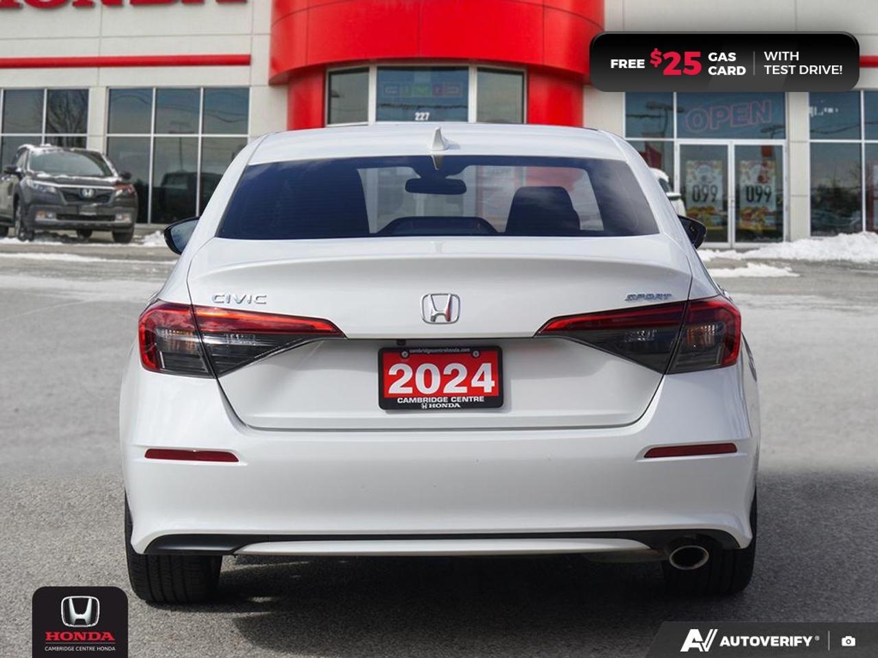 2024 Honda Civic Sport POWER SUNROOF | REARVIEW CAMERA | APPLE CARPLAY™/ANDROID AUTO™ Photo