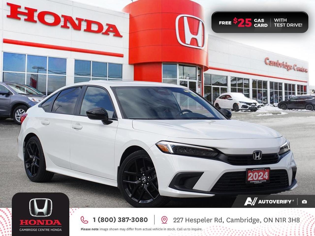 2024 Honda Civic Sport POWER SUNROOF | REARVIEW CAMERA | APPLE CARPLAY™/ANDROID AUTO™ Photo