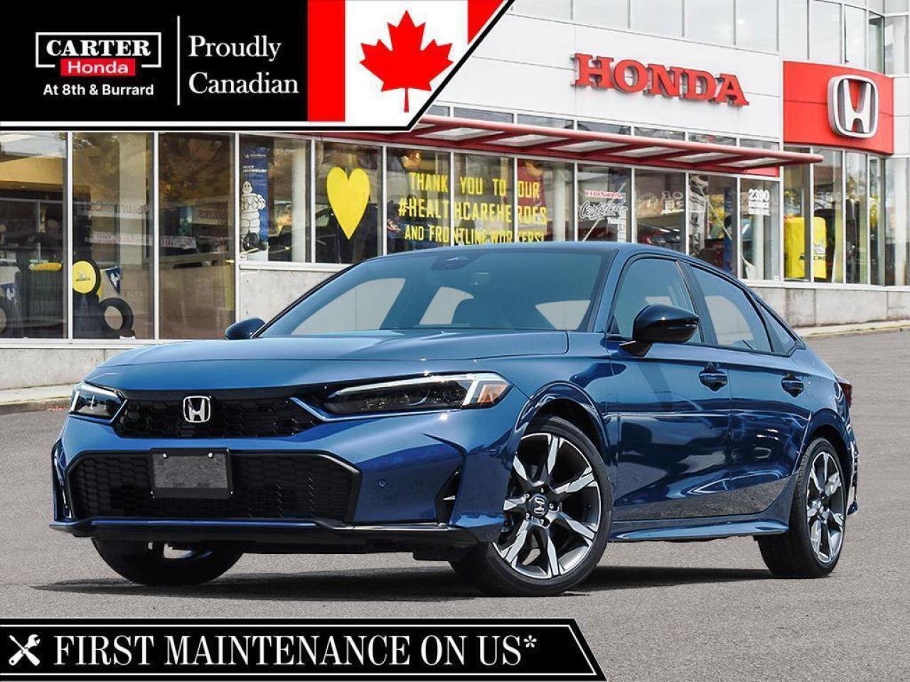 Elevate every drive with the 2026 Honda Civic Sedan Hybrid Sport Touring, now available at Carter Honda. Combining athletic styling with advanced hybrid performance, it is powered by Hondas two motor hybrid system that delivers smooth acceleration and impressive fuel efficiency for city commutes and highway cruising. The Sport Touring trim stands out with sleek aerodynamic lines, bold exterior accents, and eye catching alloy wheels that create a confident road presence. Inside, the refined cabin features leather trimmed seating, a heated steering wheel, a fully digital driver display, and premium audio for an upscale experience. A high resolution touchscreen with wireless Apple CarPlay and Android Auto keeps you seamlessly connected, while the Honda Sensing suite enhances every journey with advanced safety technologies.  Dynamic, efficient, and premium in every detail, the Civic Hybrid Sport Touring is built to impress. Schedule your test drive today at Carter Honda and experience it firsthand.  Why Choose Carter Honda?  - We provide an unmatched vehicle purchasing experience that puts YOU FIRST! - Exceeding customer expectations for over three decades, with a history of loyalty and community trust - 4.6-star Google rating, backed by over 3,000 satisfied customer reviews - Experience upfront pricing, zero hidden fees, and 100% transparency at every step - Fast approvals and 99% acceptance rates, regardless of your credit status! - Enjoy our 7-day vehicle exchange policy for added peace of mind - We welcome vehicle trades and guarantee the best price - Our multilingual staff speaks many languages to assist you better  Were here to help you drive the vehicle you want, the vehicle you deserve!  (Doc. Fee: $999.00 | Dealer Code: 1100)