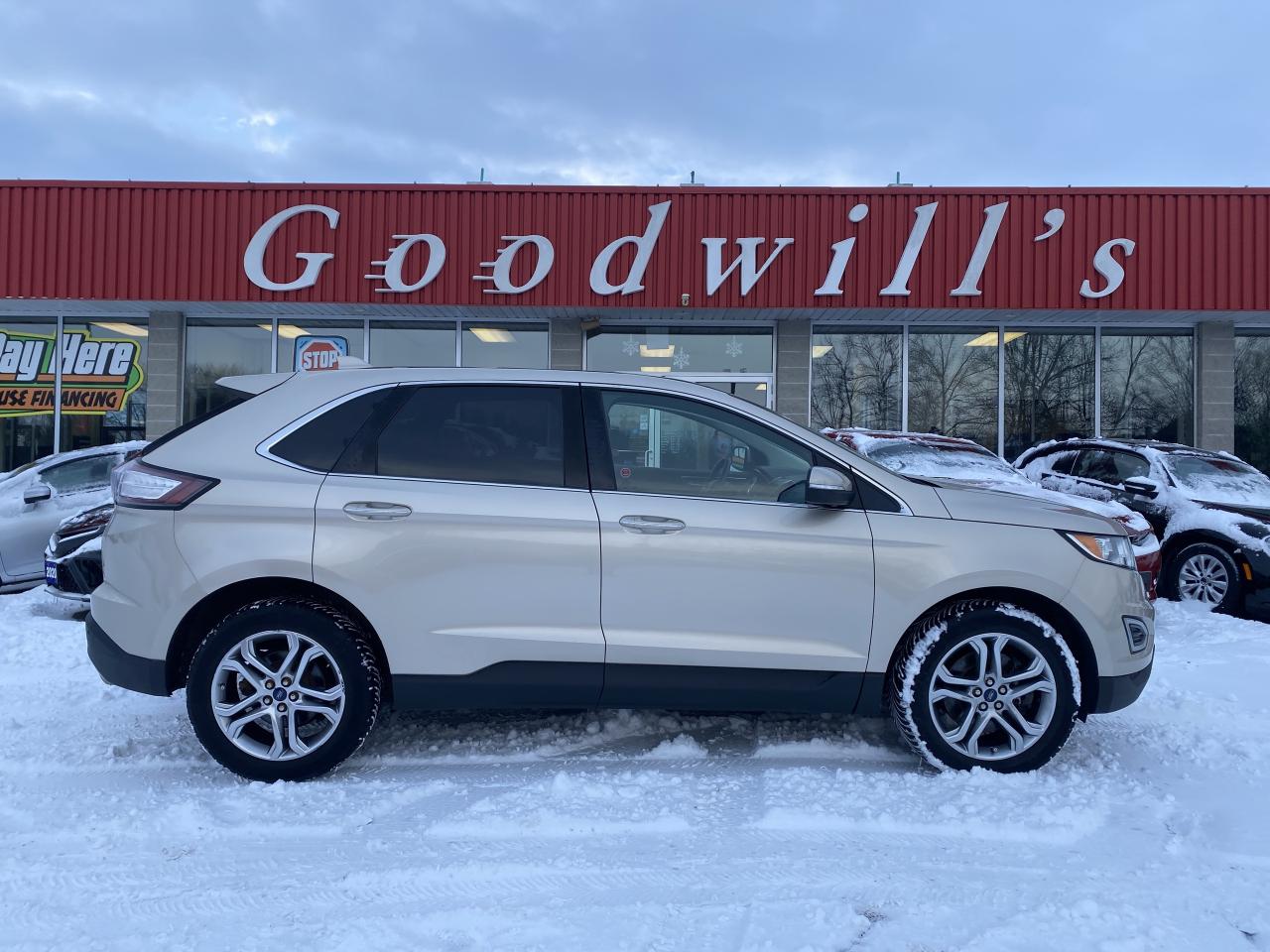 Used 2017 Ford Edge TITANIUM, CLEAN CARFAX, AWD, REMOTE START! for sale in London, ON