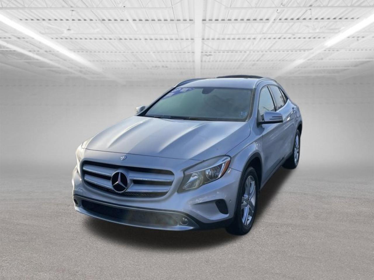 2015 Mercedes-Benz GLA 250 4MATIC Luxury Meets VersatilityExperience refined performance and premium comfort in this 2015 Mercedes-Benz GLA 250 4MATIC. With sleek styling, confident all-wheel drive capability, and signature Mercedes-Benz craftsmanship, this compact luxury SUV is the perfect blend of sport and sophistication.Performance & Capability2.0L Turbocharged 4-Cylinder Engine208 Horsepower7-Speed Automatic Transmission4MATIC All-Wheel Drive for year-round confidenceSmooth, responsive handlingLuxury & ComfortPremium Leatherette SeatingPower Front Seats with MemoryDual-Zone Automatic Climate ControlPanoramic SunroofSpacious Cargo Area with Split-Folding Rear SeatsTechnology & SafetyCOMAND Infotainment SystemBluetooth ConnectivityBackup CameraBlind Spot AssistAttention Assist Driver MonitoringAdvanced Airbag Protection SystemWith its bold grille, sculpted body lines, and unmistakable Mercedes-Benz presence, this GLA 250 stands out whether youre commuting through the city or heading out on a weekend adventure.Clean TitleWell MaintainedLuxury, Performance & Practicality in One PackageDont miss your opportunity to own a premium SUV at an exceptional value. Contact us today to schedule your test drive!