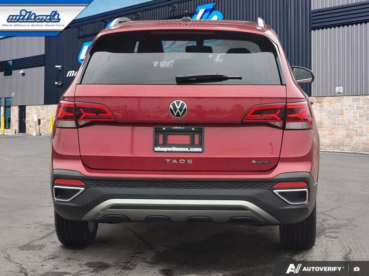 2022 Volkswagen Taos Comfortline AWD | Sunroof | Power Seat | Heated Seats | BSM | CarPlay + Android | Rear Cam and More! Photo