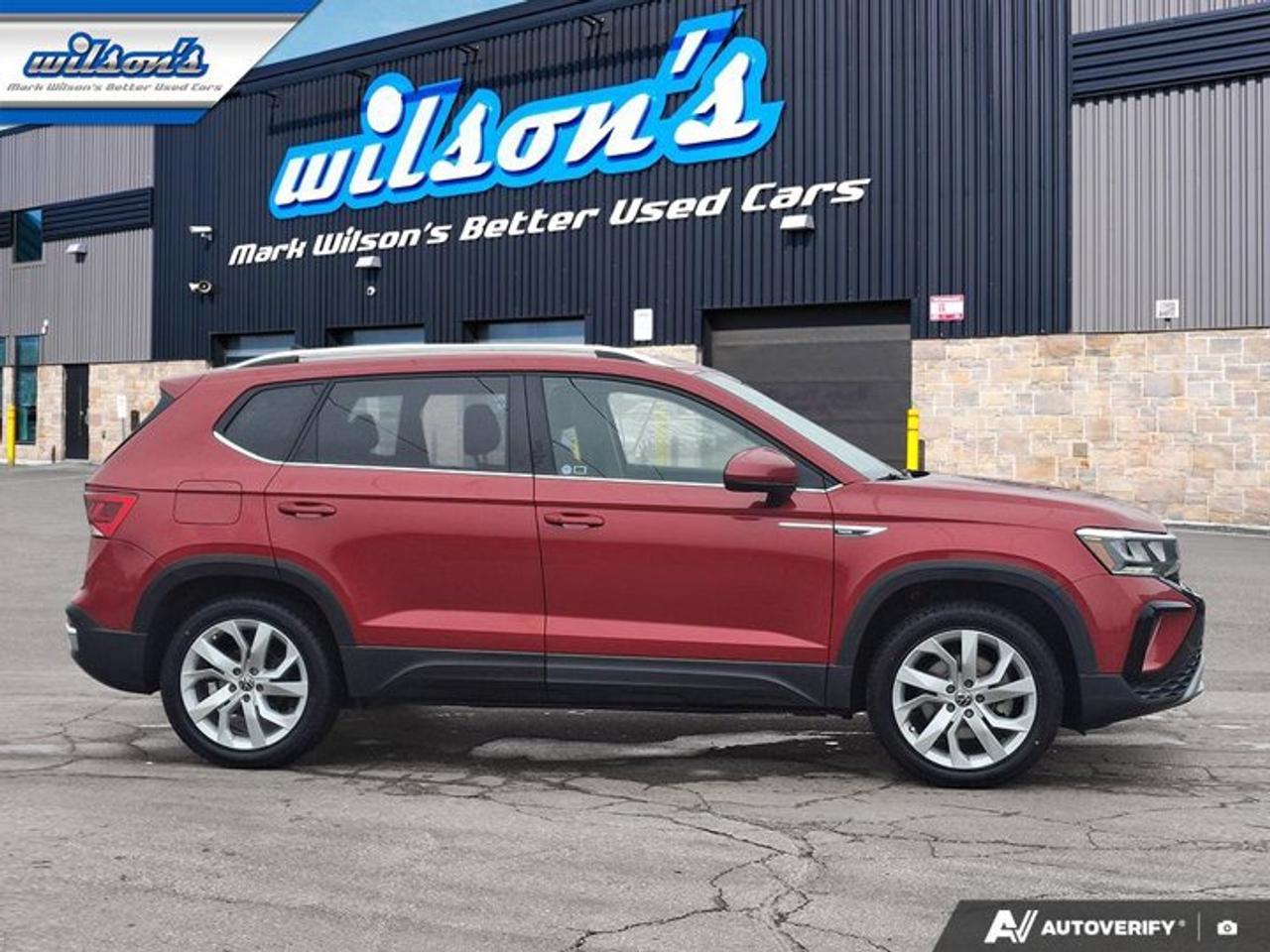 2022 Volkswagen Taos Comfortline AWD | Sunroof | Power Seat | Heated Seats | BSM | CarPlay + Android | Rear Cam and More! Photo