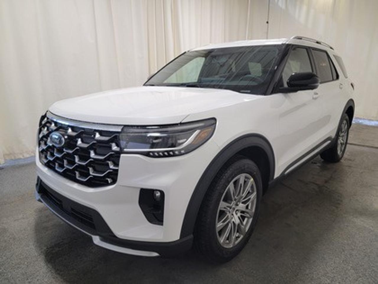 The 2026 Ford Explorer Platinum 600A 4WD shines in Star White Metallic Tri-Coat, this premium SUV is powered by a robust 2.3L EcoBoost I-4 engine paired with a 10-speed automatic transmission. With 300 horsepower and 310 lb-ft of torque, it delivers dynamic performance, giving a highway/city fuel economy of 10.4L/100km (27 Miles per gallon).

This vehicle comes with the All-Weather Packageready to take on any season! 

Snow, rain, mud, or sunshinethis vehicle is built for it all! The All-Weather Package adds extra protection where it matters most, with premium mud flaps to shield your paint from road debris, all-weather floor mats to protect your interior from lifes messes, and Xpel paint protection to help guard against those infuriating rock chips. Drive with confidence, knowing your investment is protected from Regina's elements. 

Key Features:
Ford Bluecruise
Ford Co-Pilot360 Assist 2.0
360 Degree Camera 
Adaptive Cruise Control
BLIS (Blind Spot Information System)
Evasive Steering Assist
Lane Keeping System
Reverse Brake Assist
Rain Sensing Wipers 
LED Taillamps
Panoramic Fixed Glass Moonroof with Power Shade
B&O Sound System
20 Luster Nickle-Painted Aluminum Wheels
Heated And Ventilated Front Seats
Heated Second Row Seats
Memory Driver Seat
Ford Connectivity Package
Spare Wheel and Jack Kit

Whether you're navigating urban streets or taking on Saskatchewan's rugged terrain, the 2025 Explorer Platinum ensures a first-class experience for every journey. Experience the 2025 Ford Explorer Platinum 600A at Bennett Dunlop Ford your trusted destinations for all things automotive. With our transparent pricing, unparalleled customer perks, and commitment to providing the best service, your satisfaction is guaranteed. Whether you're upgrading or purchasing for the first time, well ensure a seamless and enjoyable car-buying experience.

Bennett Dunlop Ford, proudly serving Regina for over 40 years, is conveniently located at 770 Broad Street. With over 3,500 Google reviews, our reputation reflects our commitment to providing a fast, easy, and enjoyable vehicle-buying experience. We eliminate the hassle with no admin or documentation fees, transparent upfront pricing that lets you shop with total confidence. But were more than just a dealershipwere driven to make a difference by supporting local community initiatives and events that matter to you. Visit Bennett Dunlop Ford today and experience why were Reginas trusted choice for quality vehicles, exceptional service, and a genuine commitment to driving change in our community!
