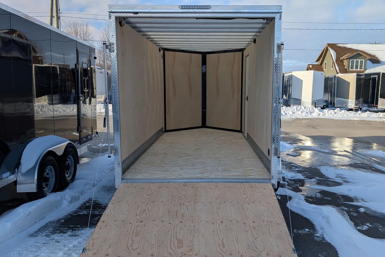 2025 Canadian Trailer Company 7x14 V Nose Cargo Trailer Aluminum Tandem Axle Photo8