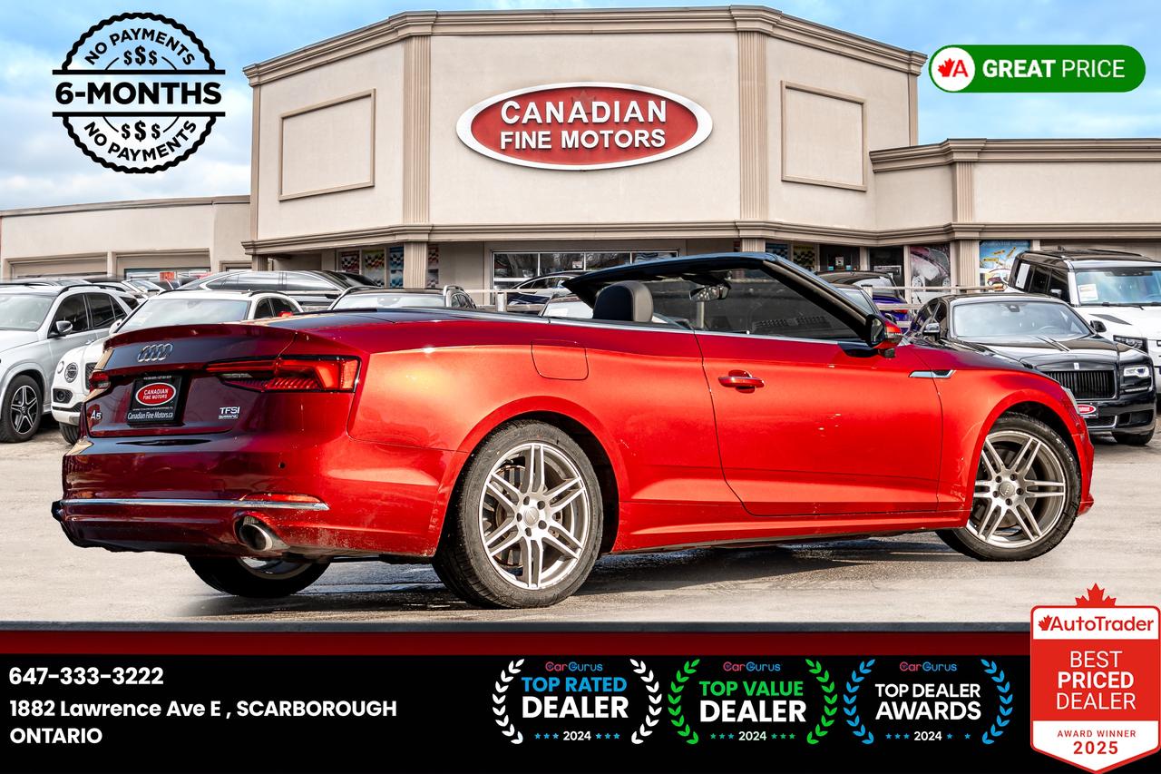 2018 Audi A5 TECHNIK CONVERTIBLE | CLEAN CARFAX | BANG & OLUFSO Photo