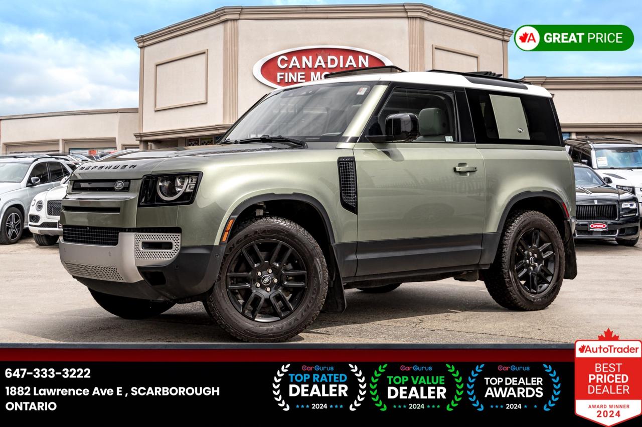 2022 Land Rover Defender S 90 AWD | CLEAN CARFAX | 360 CAM | NAVI | MERIDIA Photo