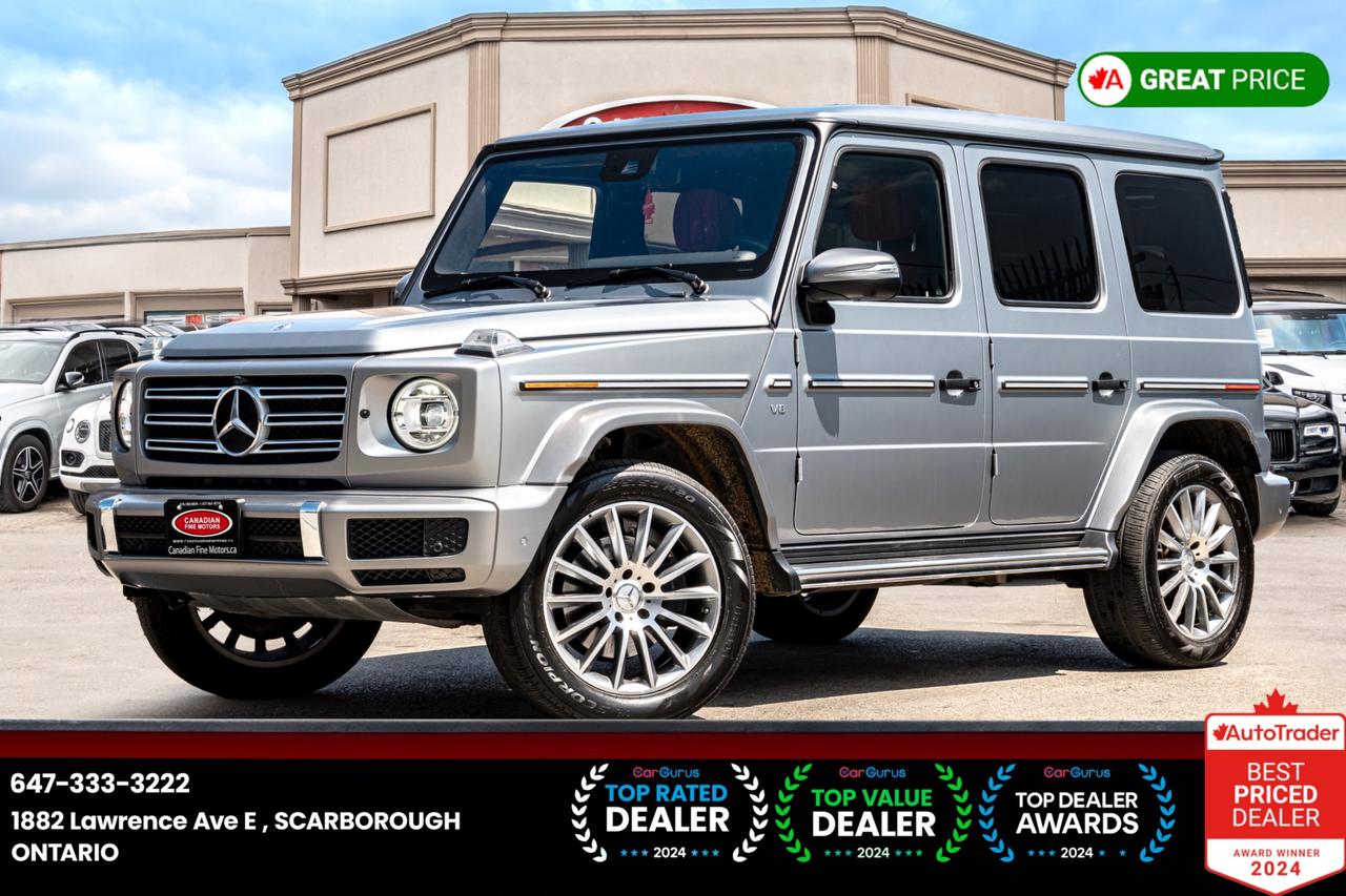 2023 Mercedes-Benz G-Class G 550 4MATIC AMG PKG RED INT ONE OWNER NO Photo