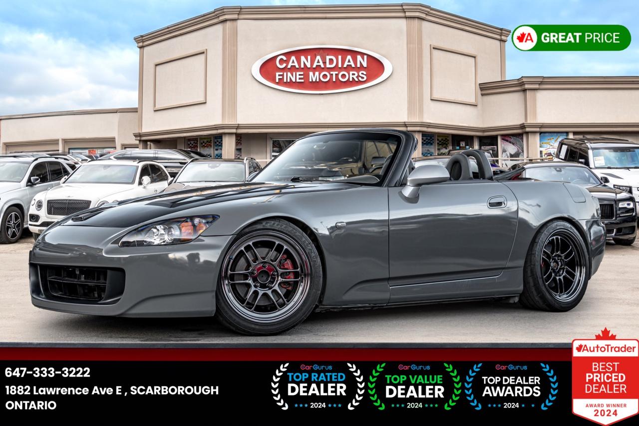 2005 Honda S2000 CONVERTIBLE |6 SPEED |PUSH START |CARBON FIBER HOO Photo
