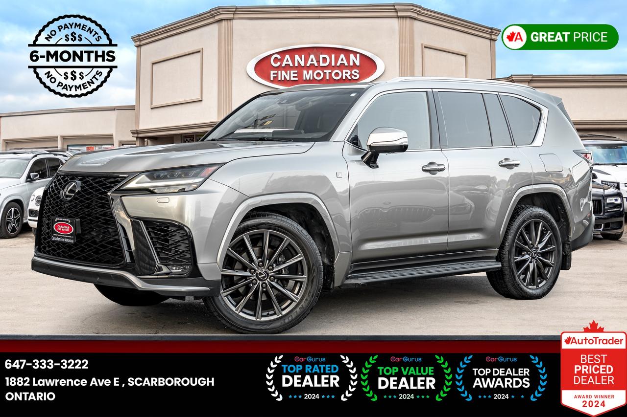 2022 Lexus LX 600 F-SPORT AWD | CLEAN CARFAX | 7 PASS | NAVI | COOLE - Photo #1