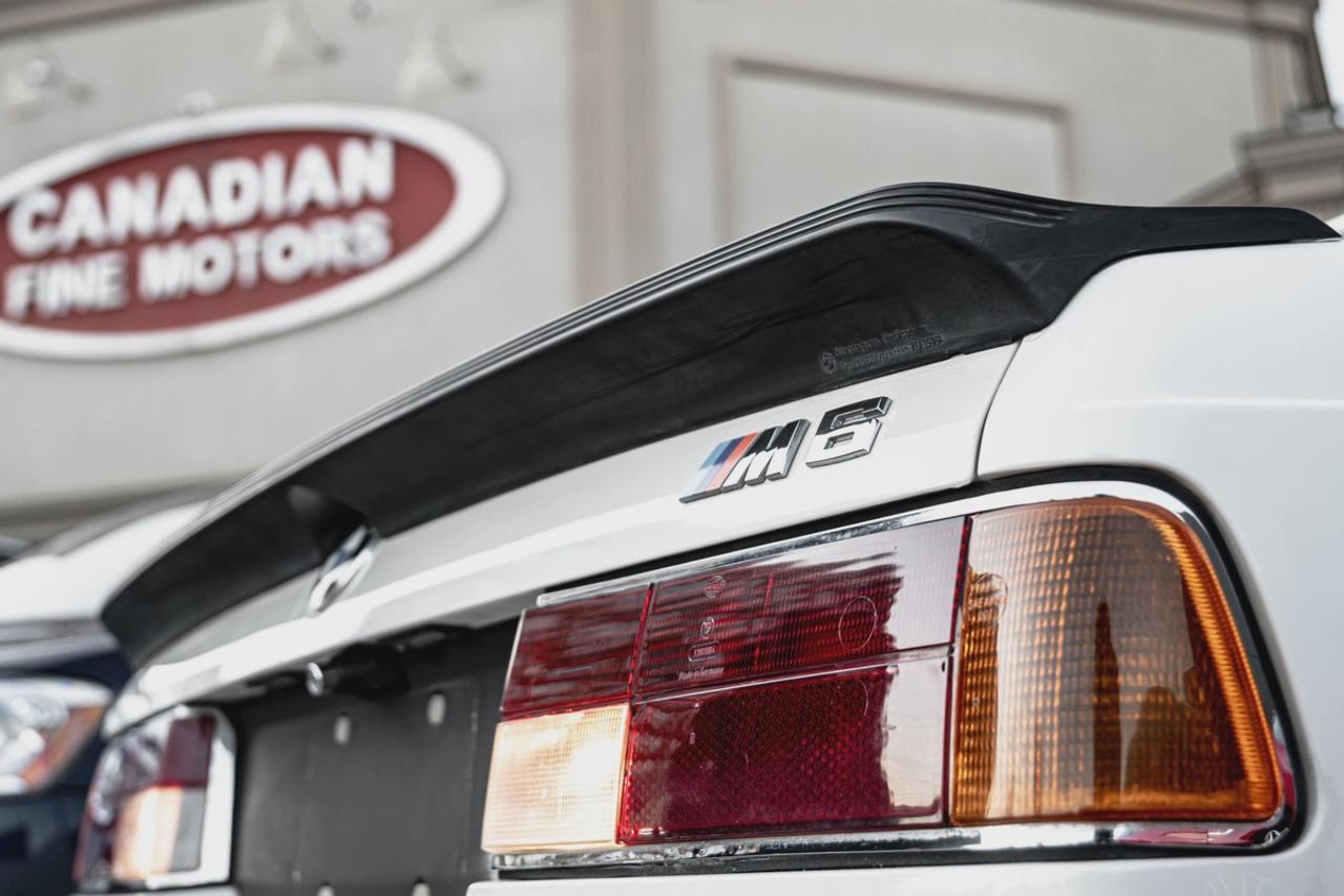 1987 BMW 6 Series M6 MANUAL | SUNROOF | ONE OWNER | LEATHER Photo2