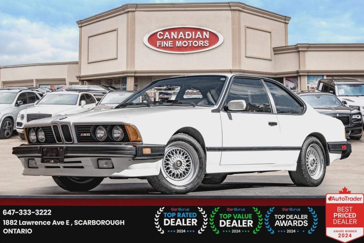 1987 BMW 6 Series M6 MANUAL | SUNROOF | ONE OWNER | LEATHER Photo0