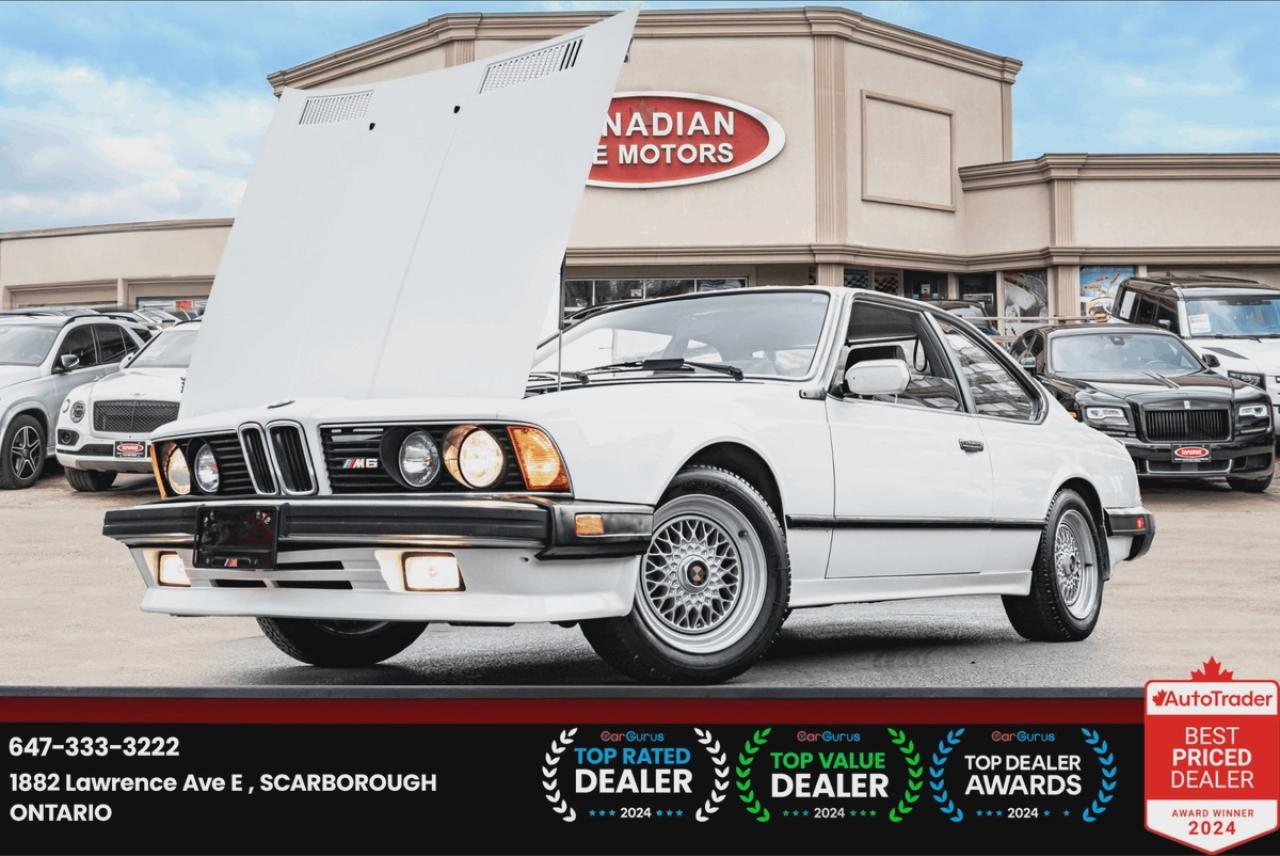 1987 BMW 6 Series M6 MANUAL | SUNROOF | ONE OWNER | LEATHER Photo