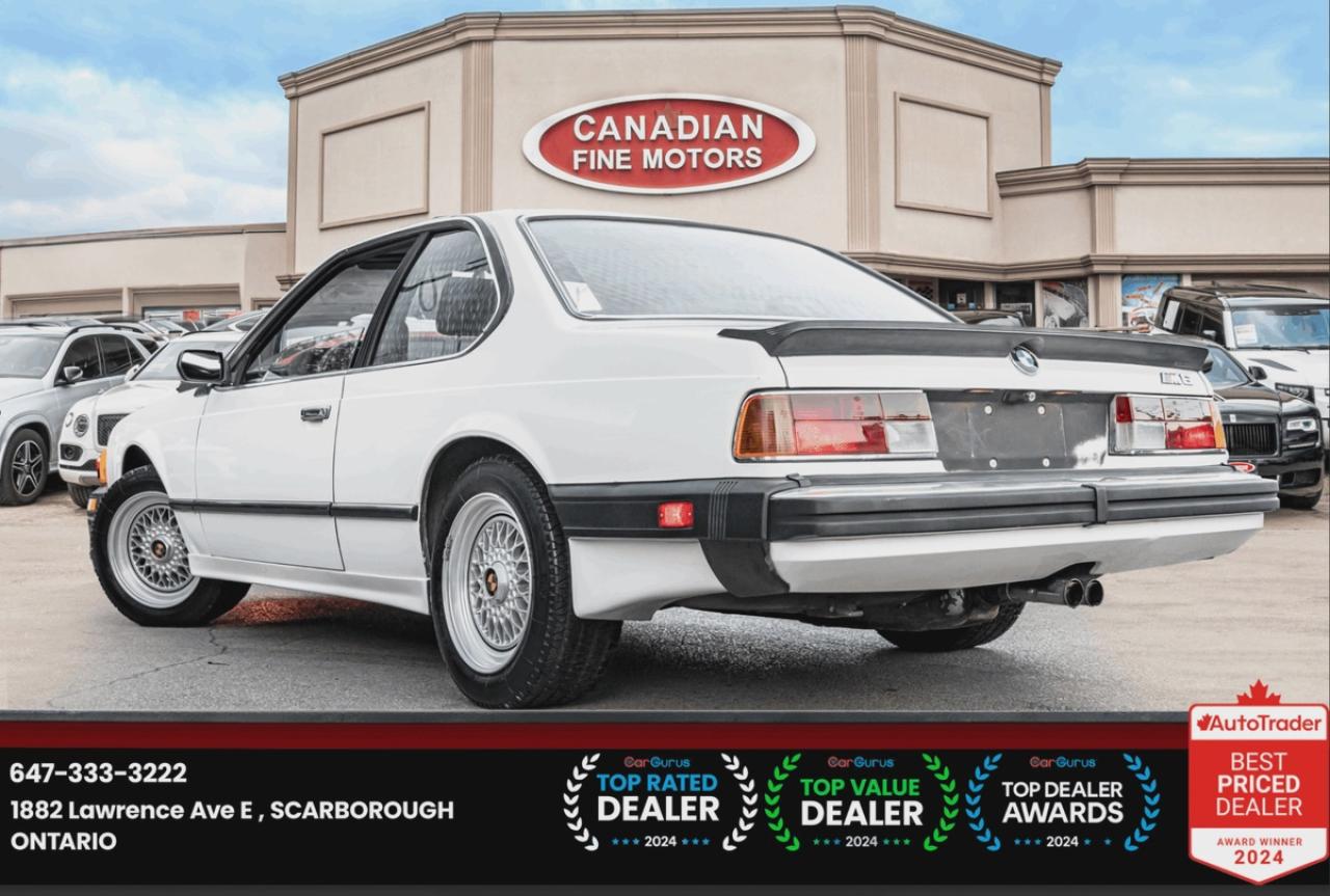 1987 BMW 6 Series M6 MANUAL | SUNROOF | ONE OWNER | LEATHER Photo