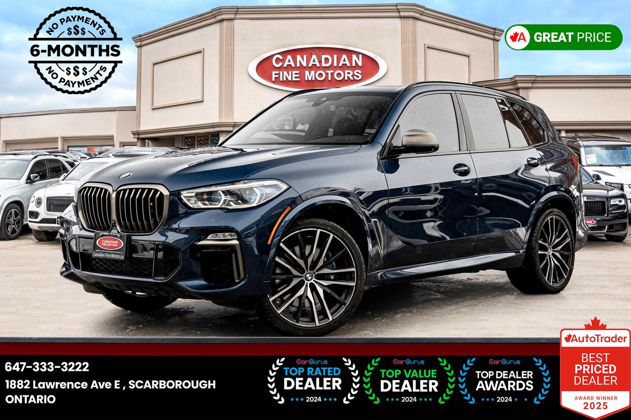 ENJOY 6 MONTHS NO PAYMENT!! <br/> <br/> <br/> <br/> <br/> BMW INSPECTION AVAILABLE UPON REQUEST!! <br/> ***CARFAX VERIFIED UPON REQUEST*** <br/> , <br/> BLUE OVER BLACK LEATHER INT, <br/> <br/> <br/> HEADS-UP DISPLAY, MASSAGE SEATS, PANORAMIC SUNROOF, NAVIGATION, HEATED SEATS, REAR, AIR CONDITIONING, CRUISE CTRL, CLIMATE CONTROL, TILT WHEEL, BLUETOOTH, TRACTION CONTROL, AND MORE! <br/> <br/> <br/> PRICE EXCLUDES ALL APPLICABLE TAXES AND LICENSING. ALL VEHICLES, UNLESS OTHERWISE SPECIFIED CAN BE CERTIFIED FOR AN ADDITIONAL COST OF $695. OTHERWISE AS PER REGULATIONS THE VEHICLE IS NOT CERTIFIED NOT DRIVABLE. <br/> <br/> <br/> **PRICE ADVERTISED ONLINE HAS A $1500 FINANCE PURCHASING CREDIT, CASH PRICE MAY DIFFER. PLEASE CONTACT THE DEALER FOR MORE INFORMATION ON CASH PURCHASE. *DO NOT REFER TO CALCULATE MY PAYMENT TAB FOR CASH PURCHASE. ** <br/> <br/> <br/> ***FINANCING AVAILABLE**DEFERRAL OPTION AVAILABLE UP TO 6 MONTHS (NO PAYMENTS FOR 6 MONTHS)**INTEREST NOT INCLUDED IN DEFERRAL & EXTRA SUBJECT TO O.A.C <br/>