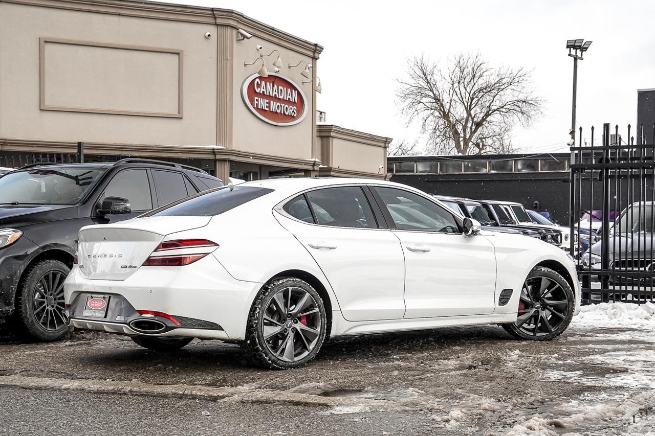 2022 Genesis G70 3.3T SPORT AWD | BSM | NAVI | SUNROOF | RED INT | Photo