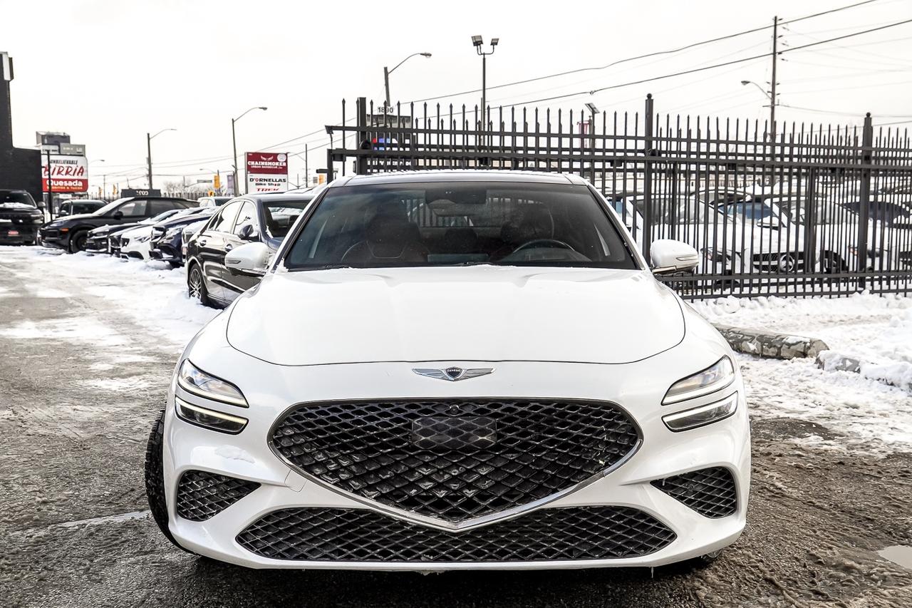 2022 Genesis G70 3.3T SPORT AWD | BSM | NAVI | SUNROOF | RED INT | Photo2
