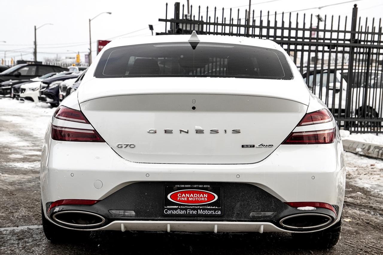 2022 Genesis G70 3.3T SPORT AWD | BSM | NAVI | SUNROOF | RED INT | Photo
