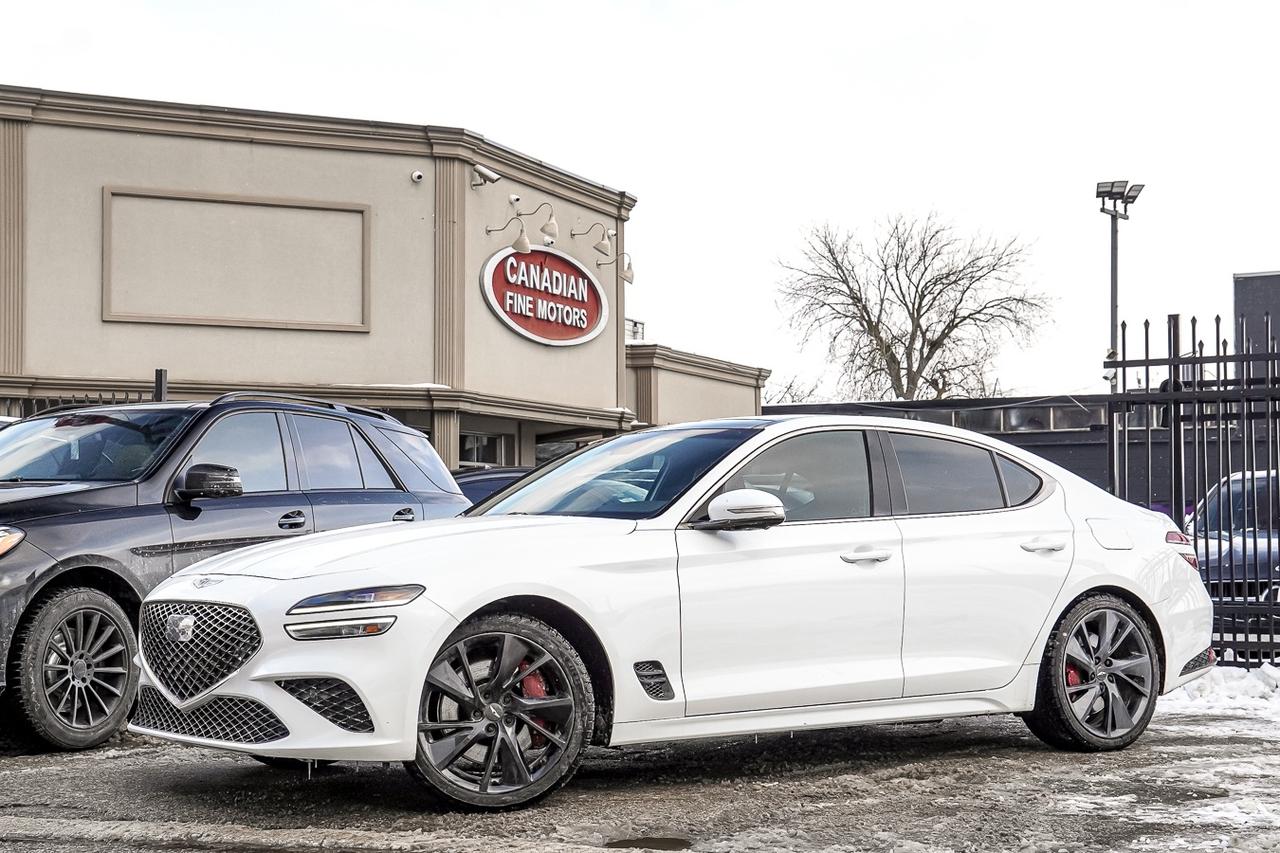 2022 Genesis G70 3.3T SPORT AWD | BSM | NAVI | SUNROOF | RED INT | Photo