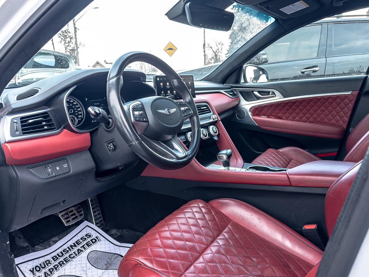 2022 Genesis G70 3.3T SPORT AWD | BSM | NAVI | SUNROOF | RED INT | Photo