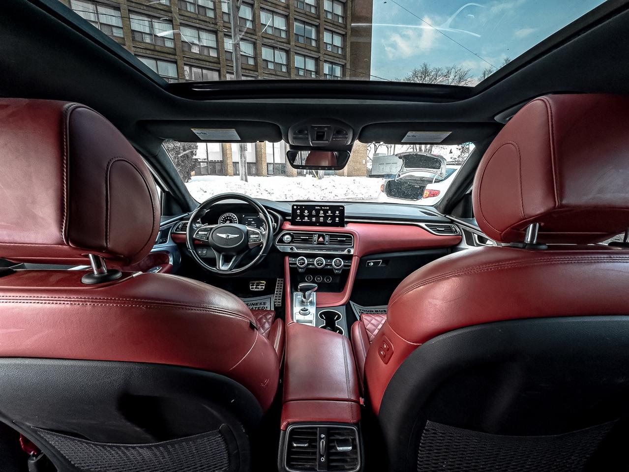 2022 Genesis G70 3.3T SPORT AWD | BSM | NAVI | SUNROOF | RED INT | Photo