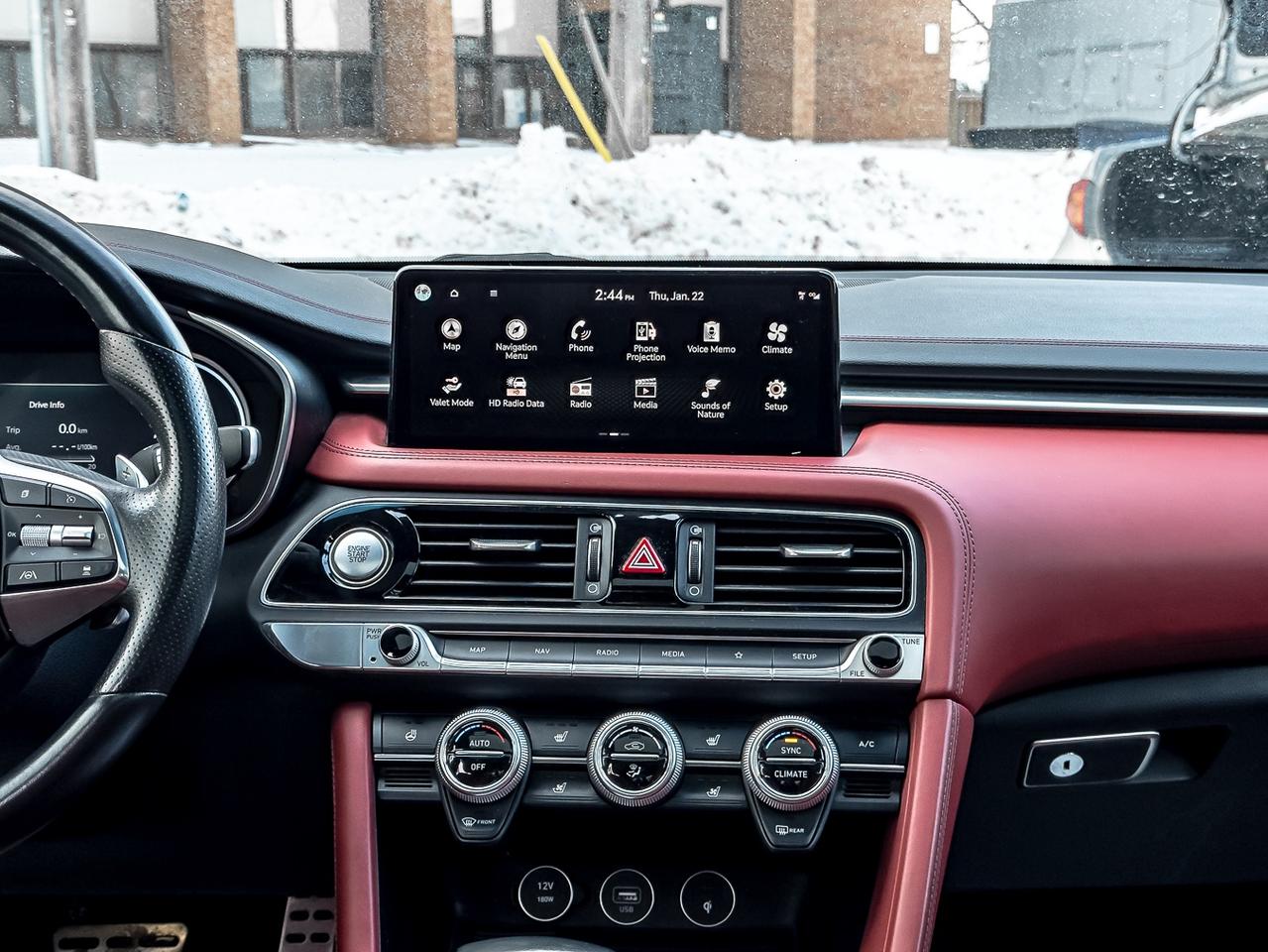 2022 Genesis G70 3.3T SPORT AWD | BSM | NAVI | SUNROOF | RED INT | Photo