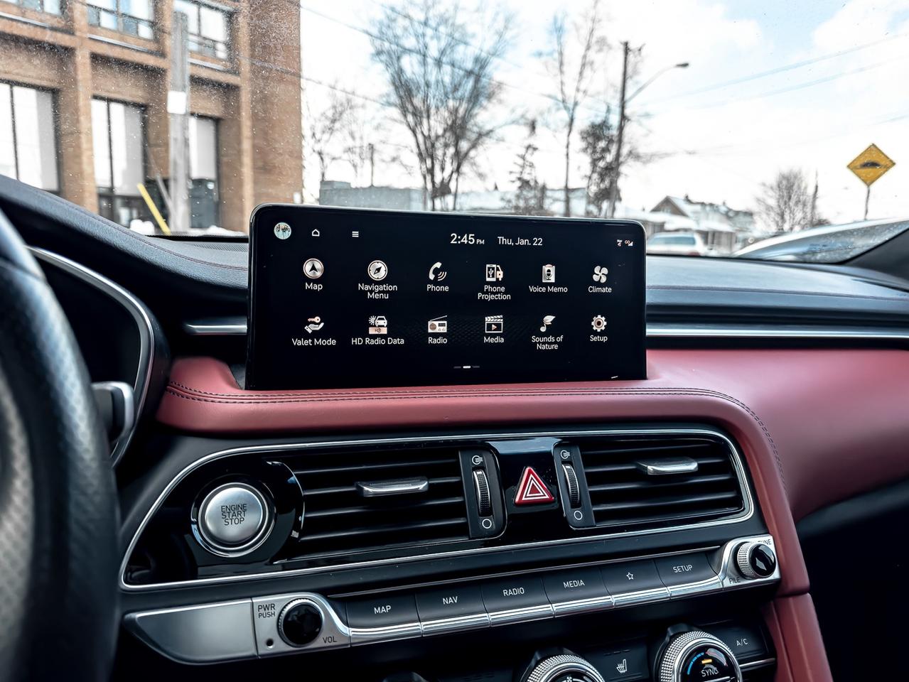 2022 Genesis G70 3.3T SPORT AWD | BSM | NAVI | SUNROOF | RED INT | Photo