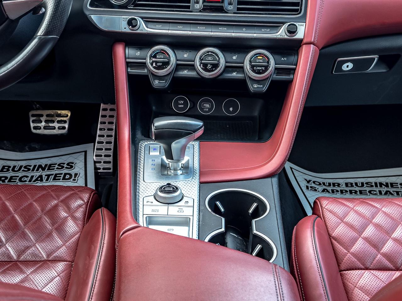 2022 Genesis G70 3.3T SPORT AWD | BSM | NAVI | SUNROOF | RED INT | Photo