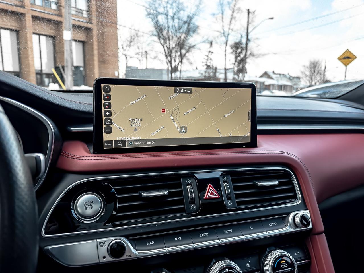 2022 Genesis G70 3.3T SPORT AWD | BSM | NAVI | SUNROOF | RED INT | Photo