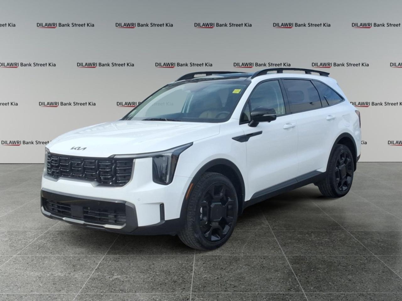 *** CASH PURCHASE PRICE $58400 PLUS HST *** Experience the 2025 Kia Sorento X-Line Limited AWD w/Olive Brown Interior in a stunning white finish. This SUV, equipped with a sophisticated automatic transmission and reliable AWD, offers exceptional handling and performance on every journey. The exterior boasts striking alloy wheels and the convenience of a sunroof/moonroof, setting the stage for its premium presence on the road. Inside, indulge in the comfort of leather seats in a unique Olive Brown tone, designed to elevate every drive. The spacious interior features cooled and heated seats, power windows, and power seats, ensuring both driver and passengers enjoy every journey in utmost comfort. The Sorento is packed with cutting-edge technology, including a comprehensive navigation system and smart device integration for seamless connectivity. Stay entertained and informed with a quality satellite radio system and a Wi-Fi hotspot to keep you connected on the go. Safety is at the forefront with advanced features such as lane assist, a backup camera, brake assist, and parking sensors, offering peace of mind every mile. This SUV is perfect for families and adventurers alike who crave comfort, safety, and modern technology in their driving experience. Contact us today to learn more about how the 2025 Kia Sorento X-Line Limited can be yours.