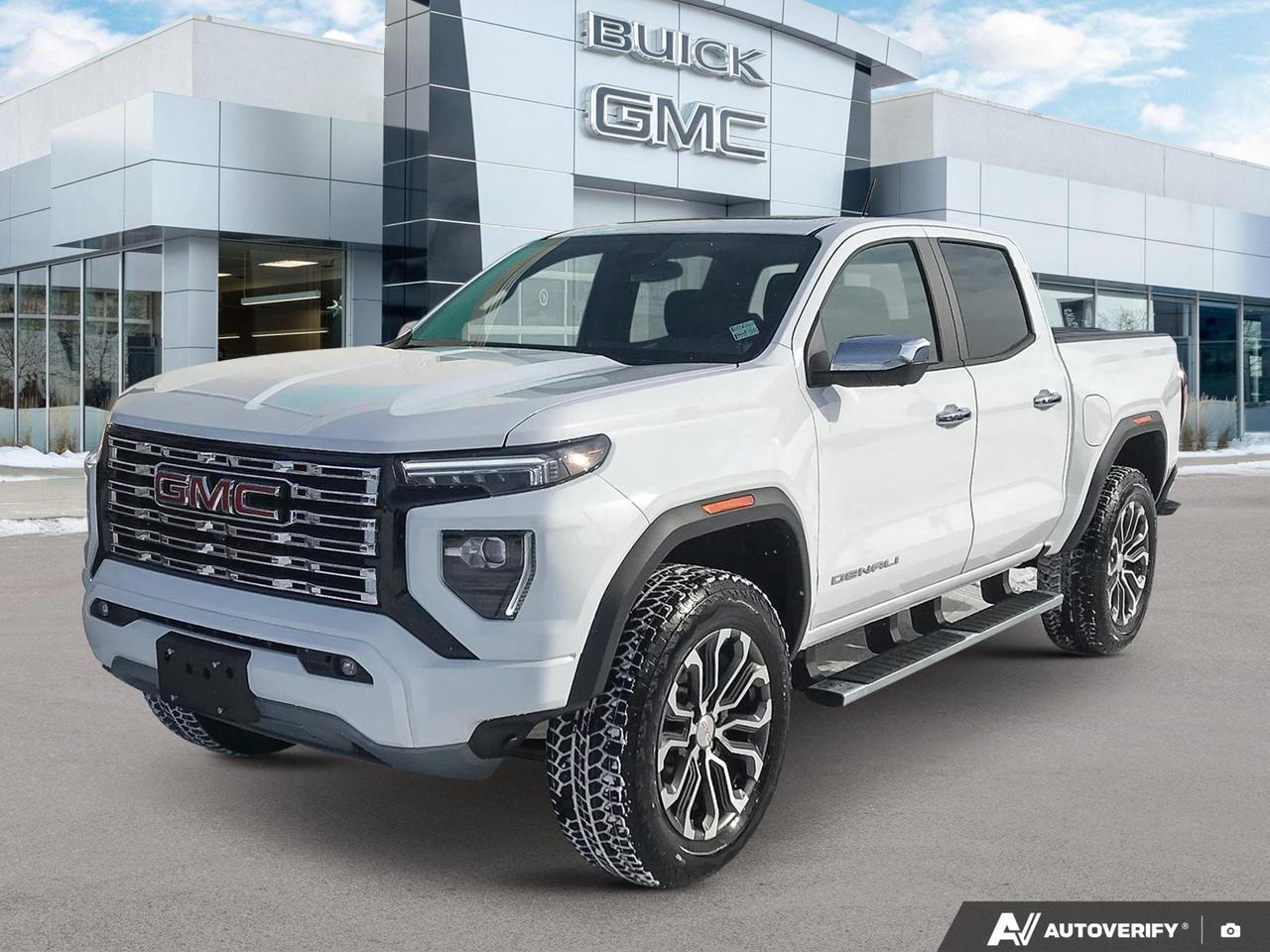 Price Includes Added Accessories Plus Sunroof, Power | Engine Block Heater | 3 Years SiriusXM
Experience the future of mid-size trucks with the all-new 2026 GMC Canyon Denali. This cutting-edge vehicle combines luxury, performance, and advanced technology to deliver an unparalleled driving experience.

- Powerful 2.7L 4-cylinder engine with 4WD capability
- Multicolour 6.3 Diagonal Head-Up Display for enhanced situational awareness
- HD Surround Vision with overhead view for superior maneuverability
- Adaptive cruise control and heated steering wheel for ultimate comfort
- Spray-on bedliner with GMC logo for durability and style
- Advanced safety features including StabiliTrak and Teen Driver technology
- Dual-zone automatic climate control and power-adjustable seats

Ready to elevate your driving experience? Reserve your 2026 GMC Canyon Denali today or schedule a test drive at Birchwood Chevrolet Buick GMC. Our team is eager to answer any questions and help you discover the perfect truck for your needs. Dont miss this opportunity to own the future of mid-size luxury trucks!
See three brands under one roof at Birchwood Chevrolet Buick GMC  the only place in Winnipeg where you can compare GMC, Chevrolet, and Buick all in one visit. Save yourself some time, see a great selection, and learn everything you need to know. 

Your Experience is Everything at Birchwood Chevrolet Buick GMC. 

Click, call (204) 837-5811, or visit Birchwood Chevrolet Buick GMC at the Birchwood Auto Park, 3965 Portage Avenue West at the Perimeter.

Dealer Permit #4240.
Dealer permit #4240