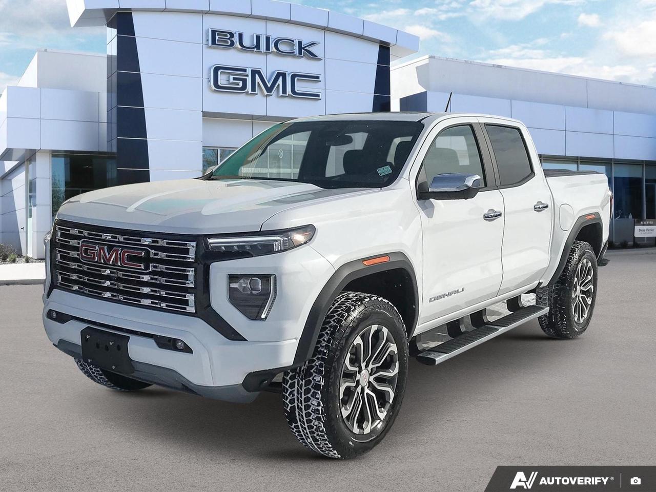 Price Includes Added Accessories Plus Sunroof, Power | Engine Block Heater | 3 Years SiriusXM
Experience the future of mid-size trucks with the all-new 2026 GMC Canyon Denali. This cutting-edge vehicle combines luxury, performance, and advanced technology to deliver an unparalleled driving experience.

- Powerful 2.7L 4-cylinder engine with 4WD capability
- Multicolour 6.3 Diagonal Head-Up Display for enhanced situational awareness
- HD Surround Vision with overhead view for superior maneuverability
- Adaptive cruise control and heated steering wheel for ultimate comfort
- Spray-on bedliner with GMC logo for durability and style
- Advanced safety features including StabiliTrak and Teen Driver technology
- Dual-zone automatic climate control and power-adjustable seats

Ready to elevate your driving experience? Reserve your 2026 GMC Canyon Denali today or schedule a test drive at Birchwood Chevrolet Buick GMC. Our team is eager to answer any questions and help you discover the perfect truck for your needs. Dont miss this opportunity to own the future of mid-size luxury trucks!
See three brands under one roof at Birchwood Chevrolet Buick GMC  the only place in Winnipeg where you can compare GMC, Chevrolet, and Buick all in one visit. Save yourself some time, see a great selection, and learn everything you need to know. 

Your Experience is Everything at Birchwood Chevrolet Buick GMC. 

Click, call (204) 837-5811, or visit Birchwood Chevrolet Buick GMC at the Birchwood Auto Park, 3965 Portage Avenue West at the Perimeter.

Dealer Permit #4240.
Dealer permit #4240