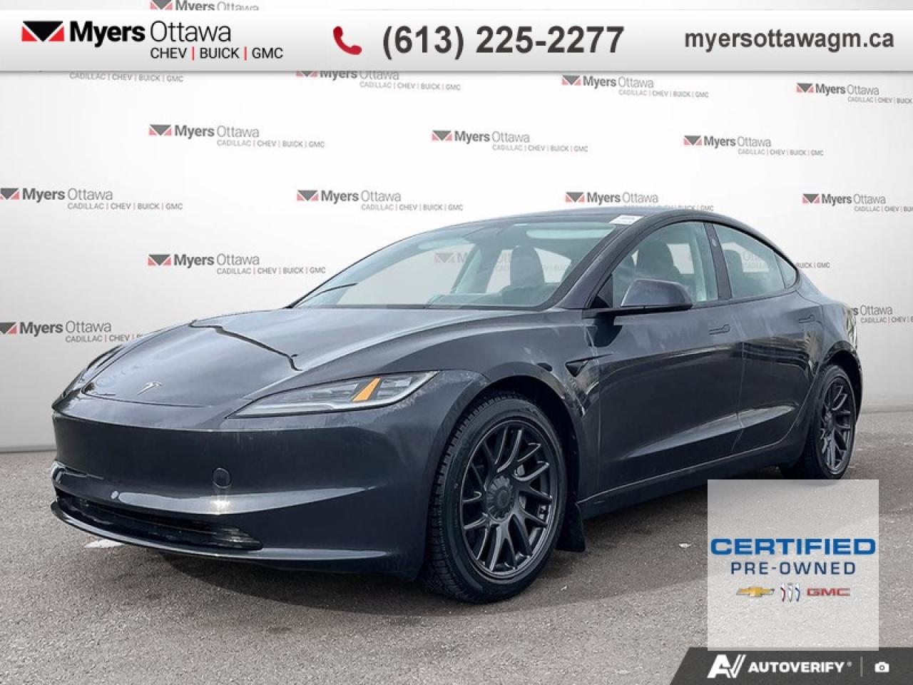 Used 2025 Tesla Model 3 LONG RANGE   LONG RANGE AWD, STEALTH GREY for sale in Ottawa, ON