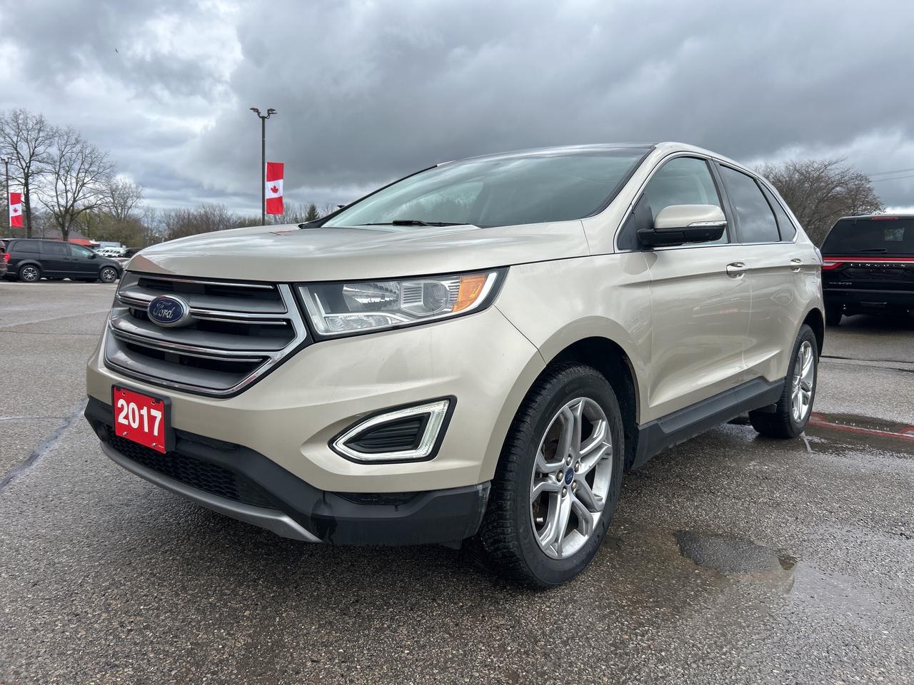 2017 Ford Edge TITANIUM, CLEAN CARFAX, AWD, REMOTE START! Photo