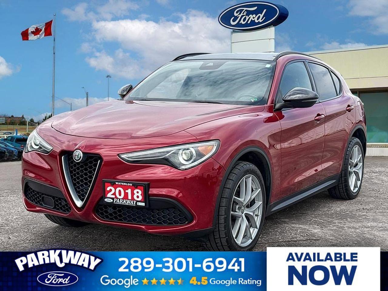 2018 Alfa Romeo Stelvio Ti Sport   LEATHER   SUNROOF   NAV Photo