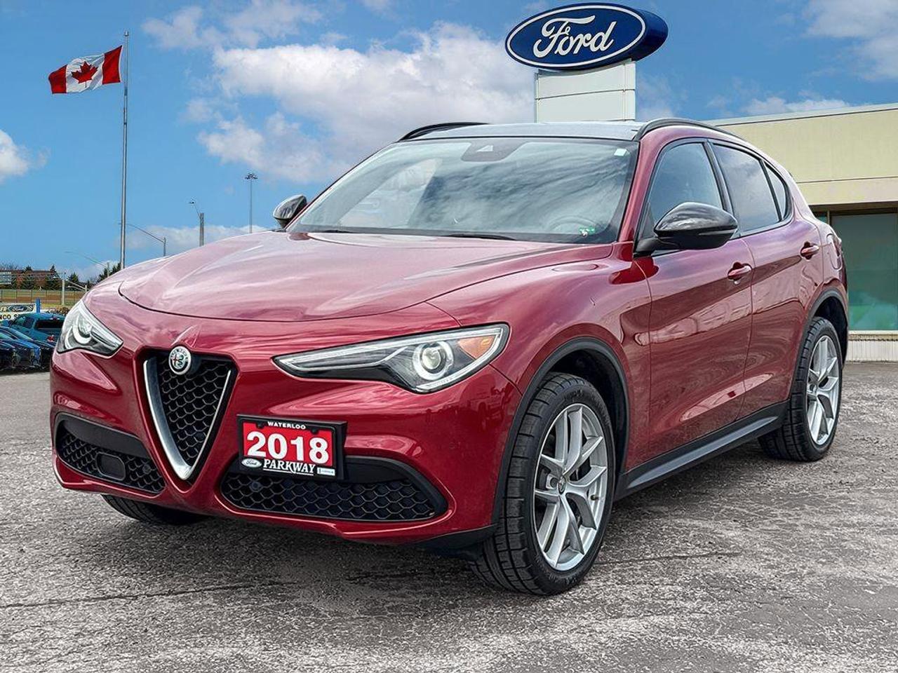 2018 Alfa Romeo Stelvio Ti Sport   LEATHER   SUNROOF   NAV Photo