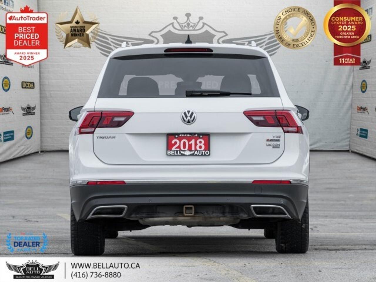 2018 Volkswagen Tiguan Highline 4Motion   NAVI   B.CAM   PANO   FENDERAUD Photo