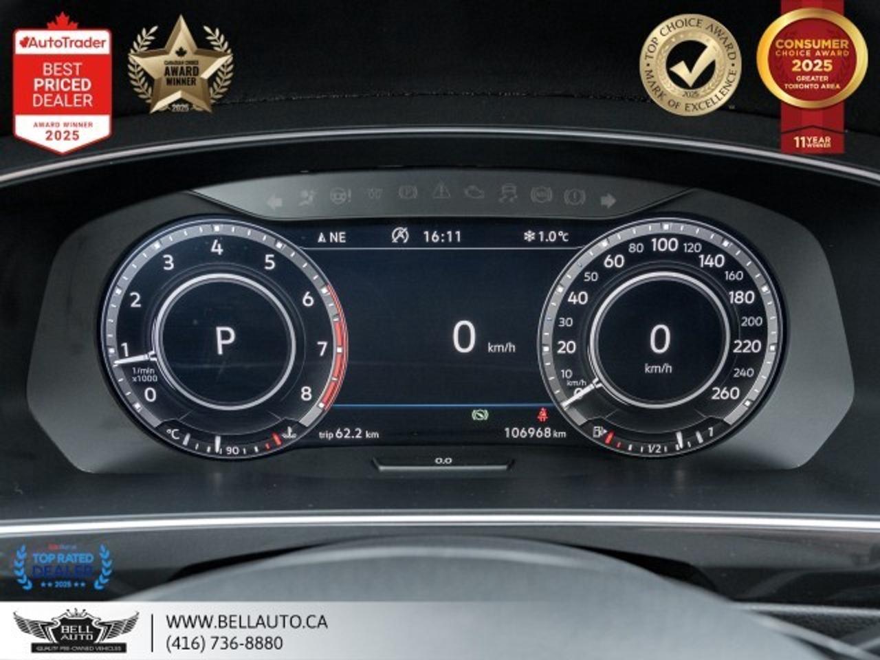 2018 Volkswagen Tiguan Highline 4Motion   NAVI   B.CAM   PANO   FENDERAUD Photo