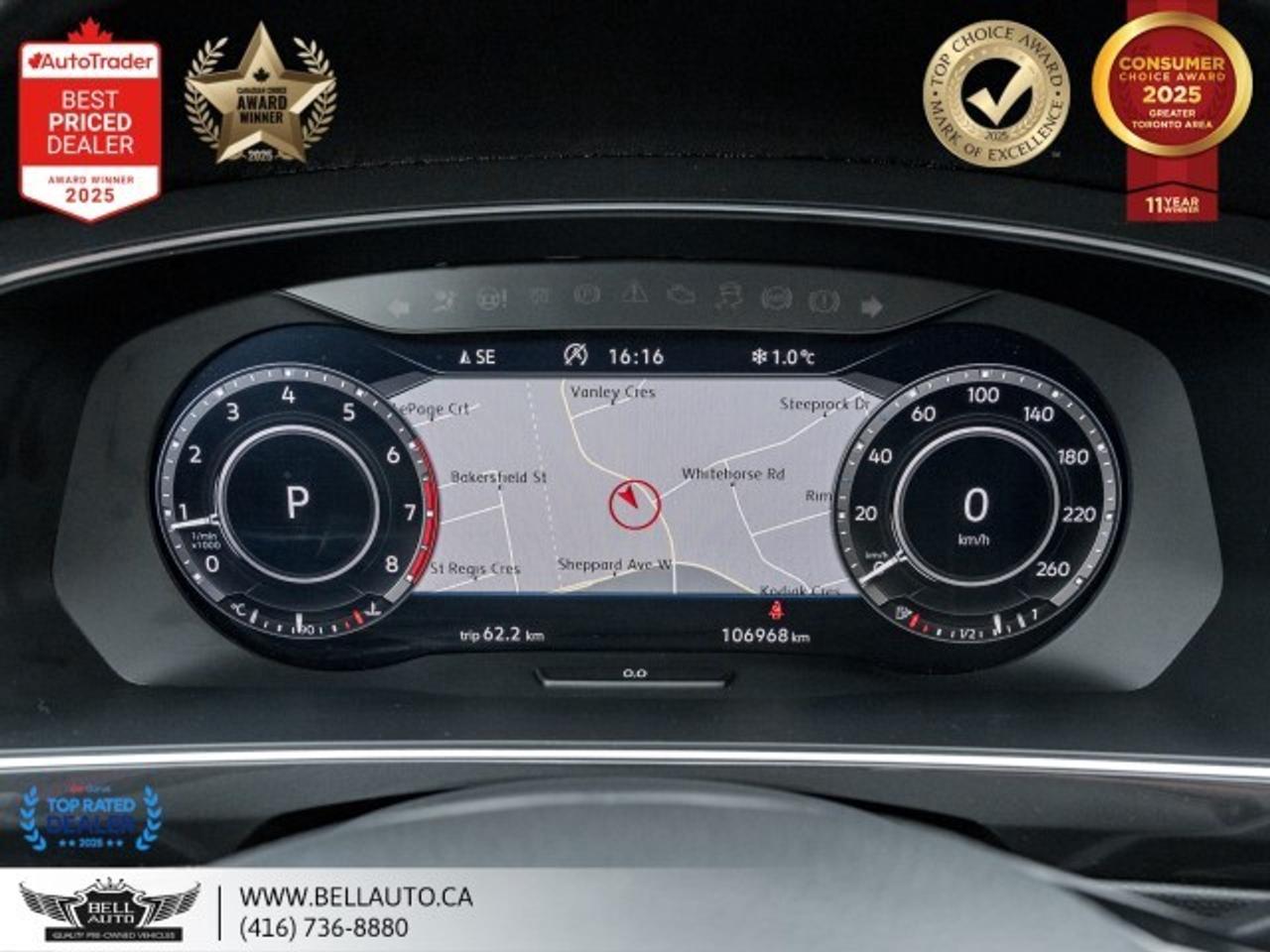 2018 Volkswagen Tiguan Highline 4Motion   NAVI   B.CAM   PANO   FENDERAUD Photo