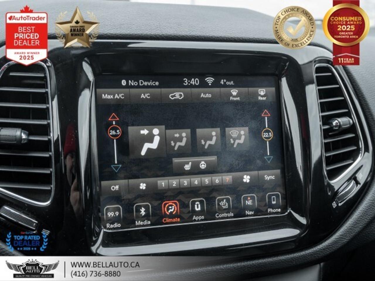 2019 Jeep Compass Limited   4WD   NAVI   B.CAM   PANO   BEATS   LTHR Photo