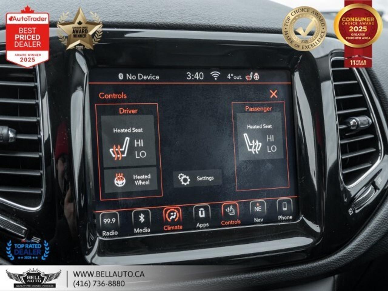 2019 Jeep Compass Limited   4WD   NAVI   B.CAM   PANO   BEATS   LTHR Photo