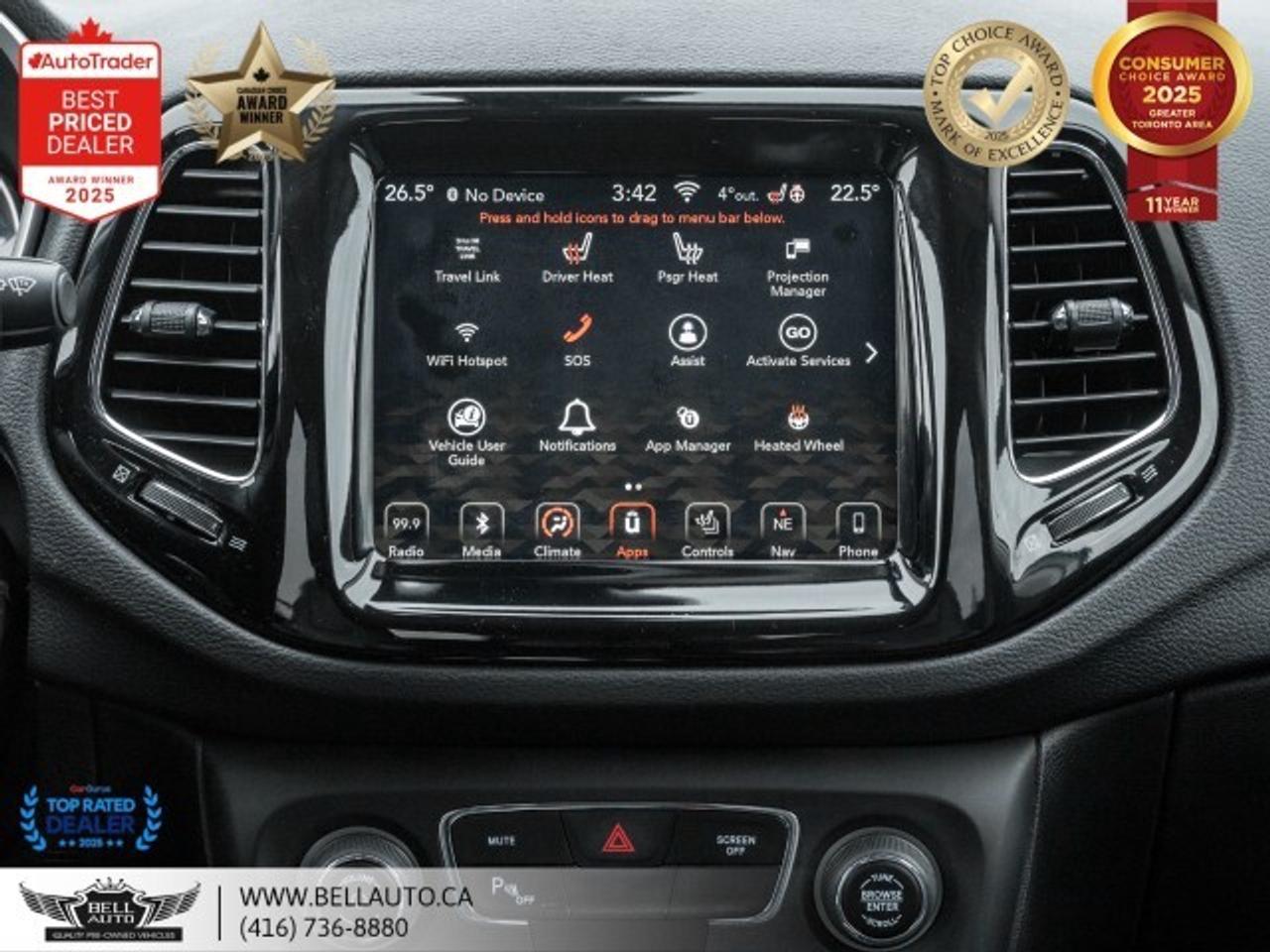 2019 Jeep Compass Limited   4WD   NAVI   B.CAM   PANO   BEATS   LTHR Photo