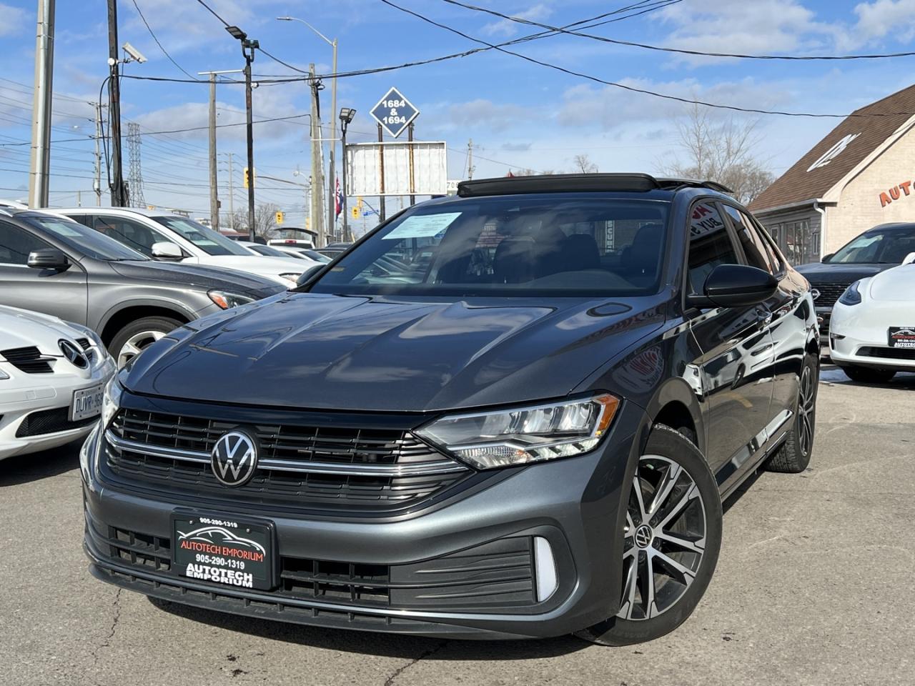 2023 Volkswagen Jetta Comfortline Sport   Htd Steering   Sunroof   Leath Photo0