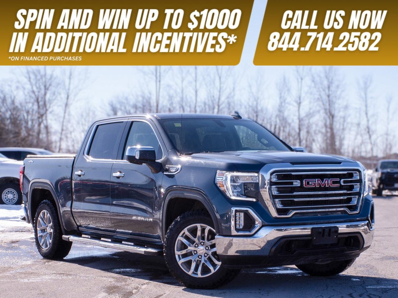 2021 GMC Sierra 1500 SLT - Leather Seats   Heated Mirrors Photo