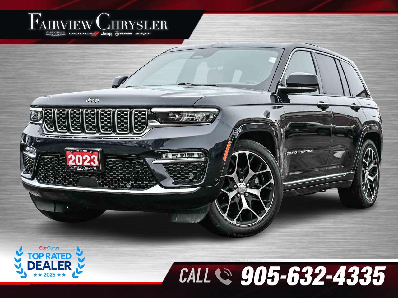 2023 Jeep Grand Cherokee Summit RESERVE   BROWN LEATHER   HEADS UP   PANO R Photo