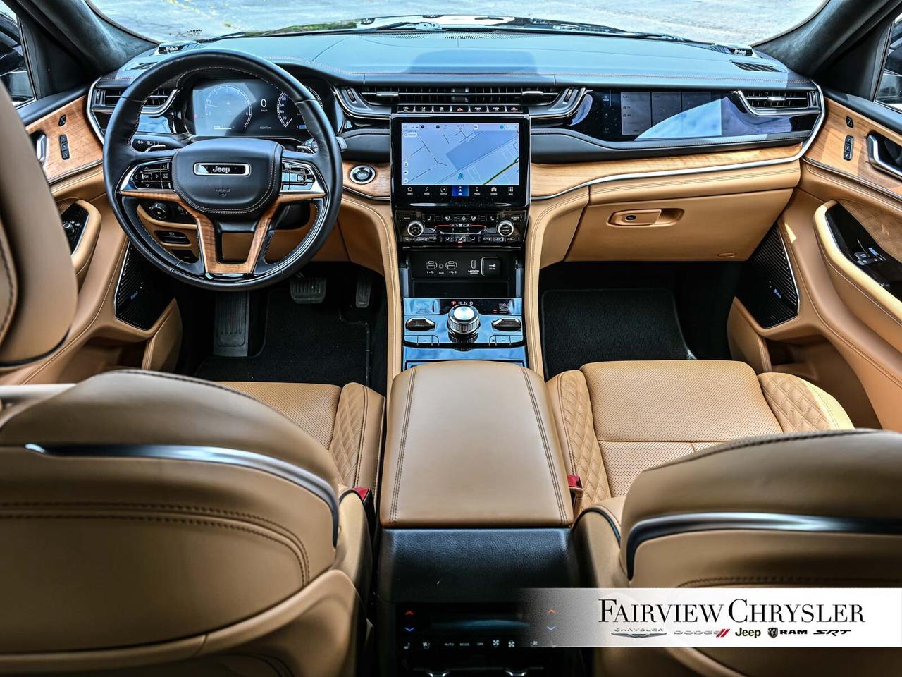 2023 Jeep Grand Cherokee Summit RESERVE   BROWN LEATHER   HEADS UP   PANO R Photo