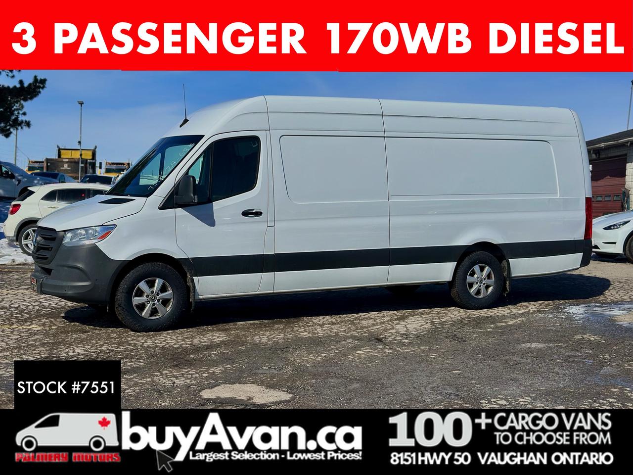 2024 Mercedes-Benz Sprinter 2500 Sprinter 2500 170WB EXT + 3 PSGR Diesel HO Photo