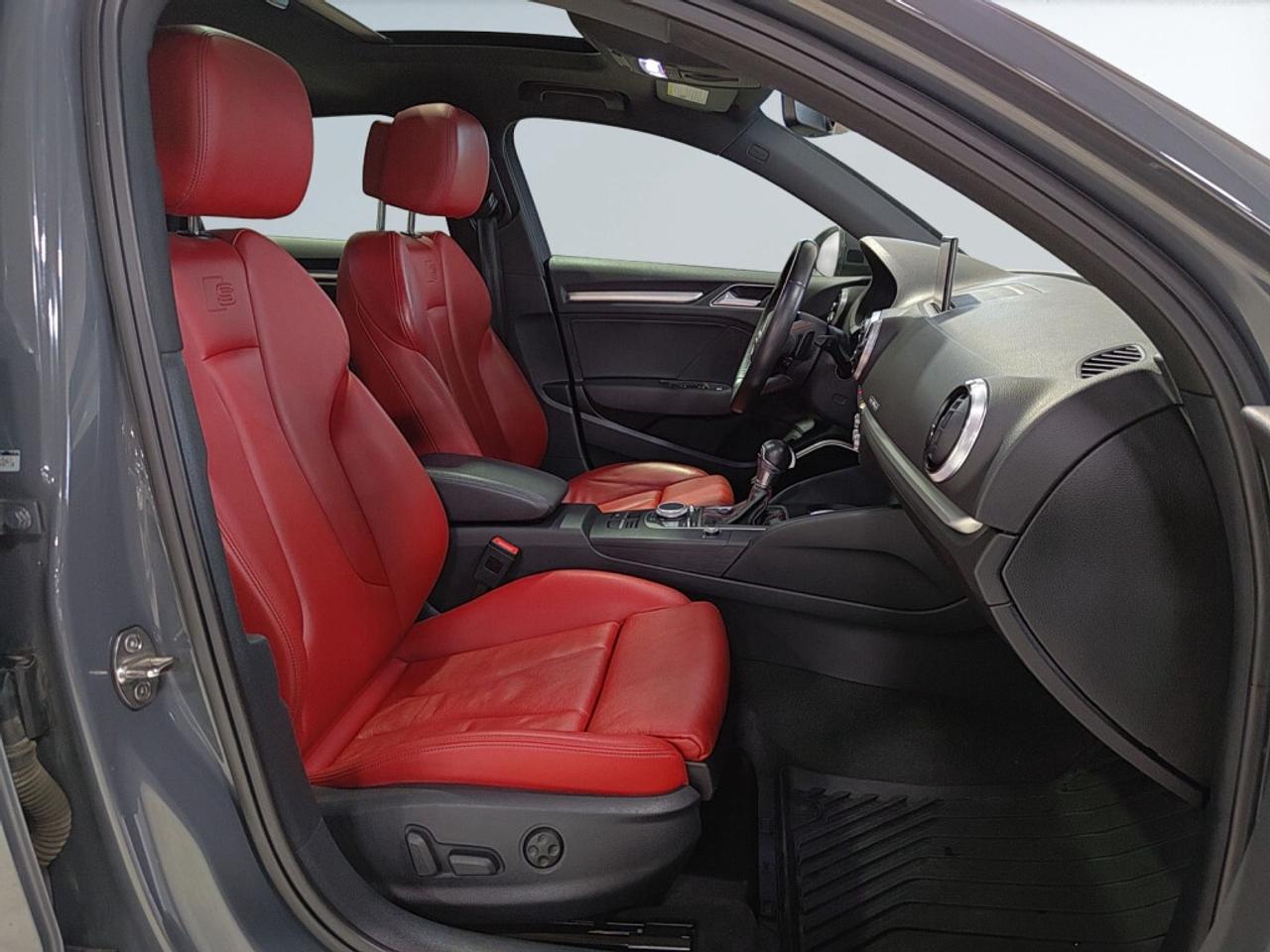 2017 Audi S3 Technik / Red Quilted Leather / NAV / Sunroof / Ex Photo